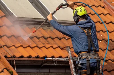 Démoussage et hydrofuge de toiture à Vandières